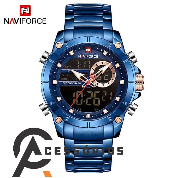 Relógio Naviforce BLUE Aço Inoxidável